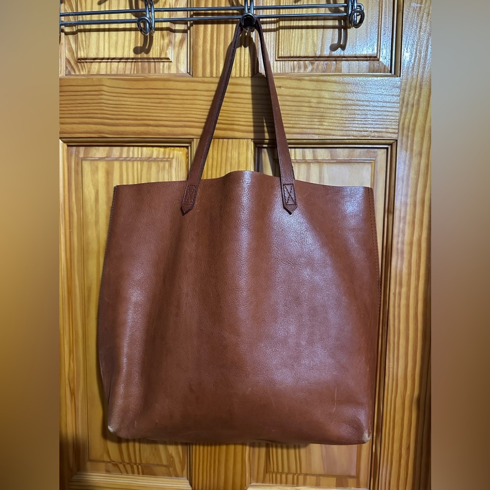 MadeWell 100% Leather Tote Bag